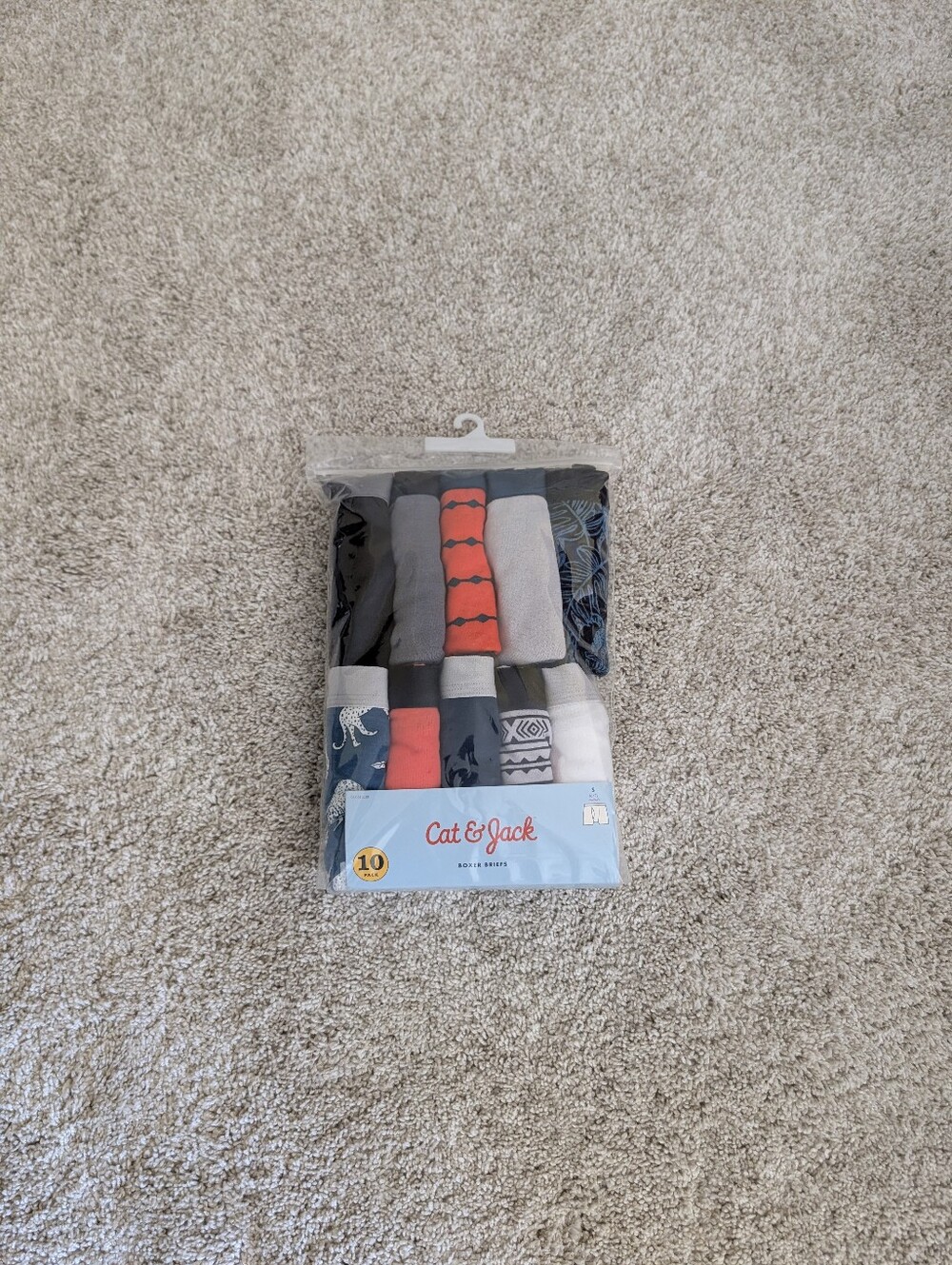 Cat & Jack Boys 10-Pack Assorted Briefs - Size 6/7